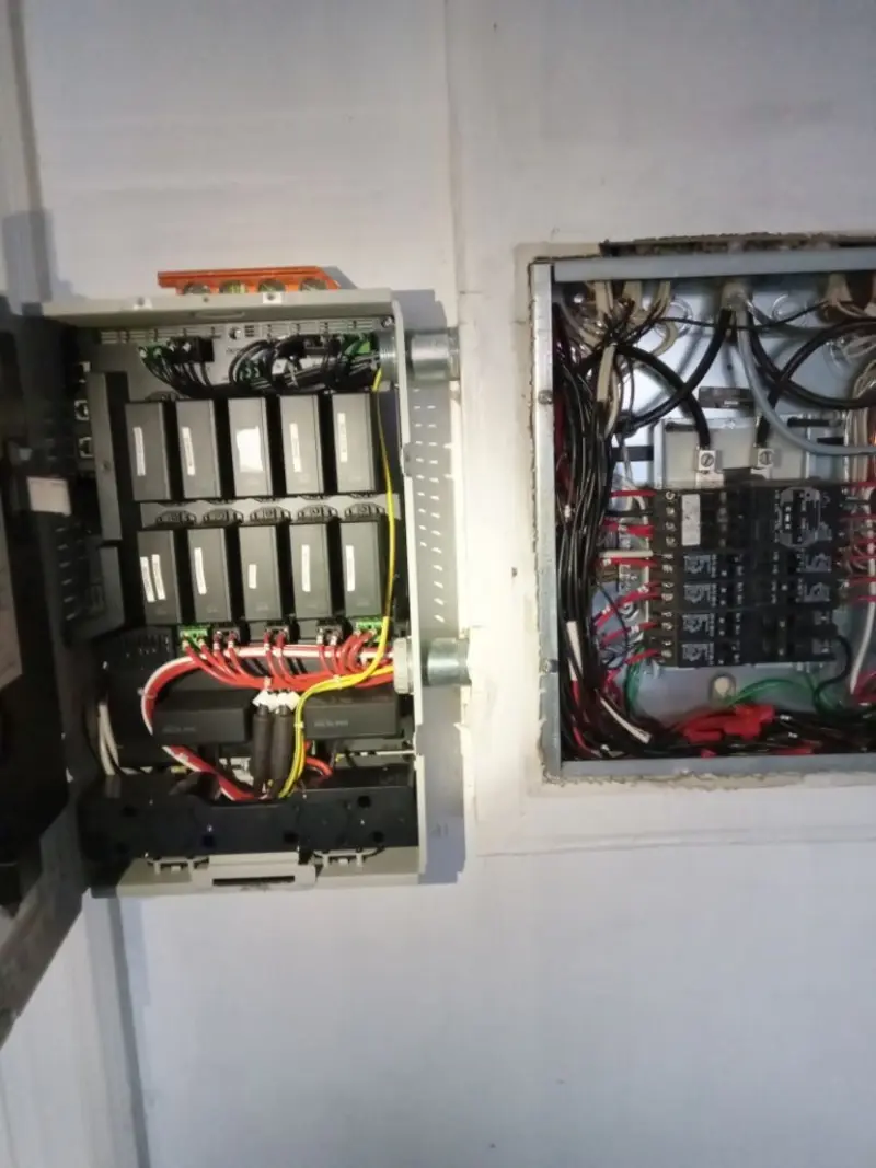 Electrical panel upgrade completed for Indoor Lighting Installation in Livingston